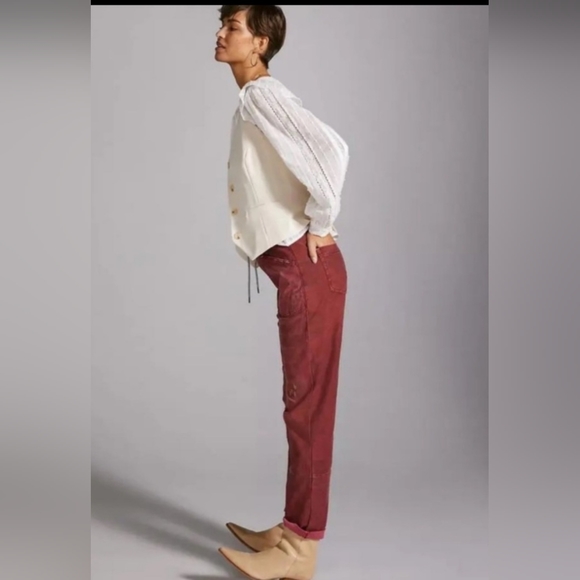 Anthropologie Pilcro The Trailblazer Patchwork Pants-XS - Picture 2 of 8